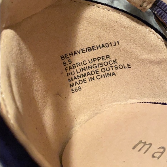 Madden Girl Behave Velvet Embroidered Block Heels - Picture 9 of 10